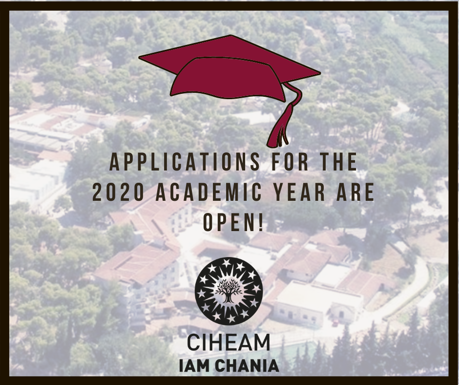 Applications for admission to the MSc Programs of CIHEAM CHANIA