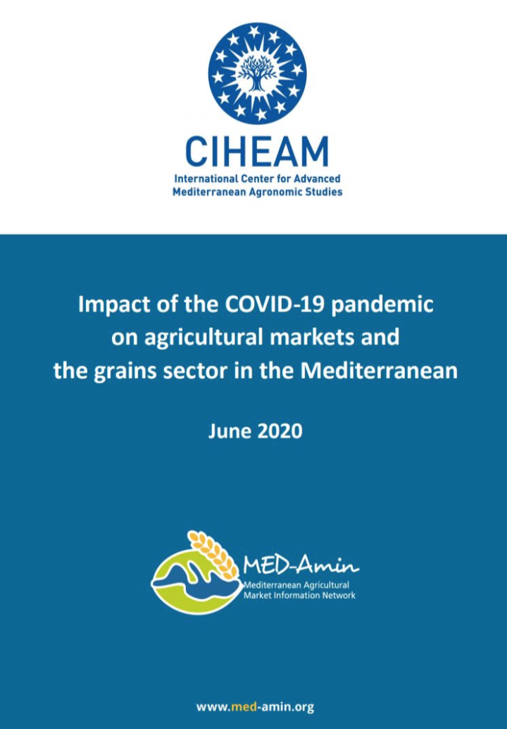 MED-Amin : Impact of the COVID-19 pandemic on agricultural markets and the grains sector in the Mediterranean