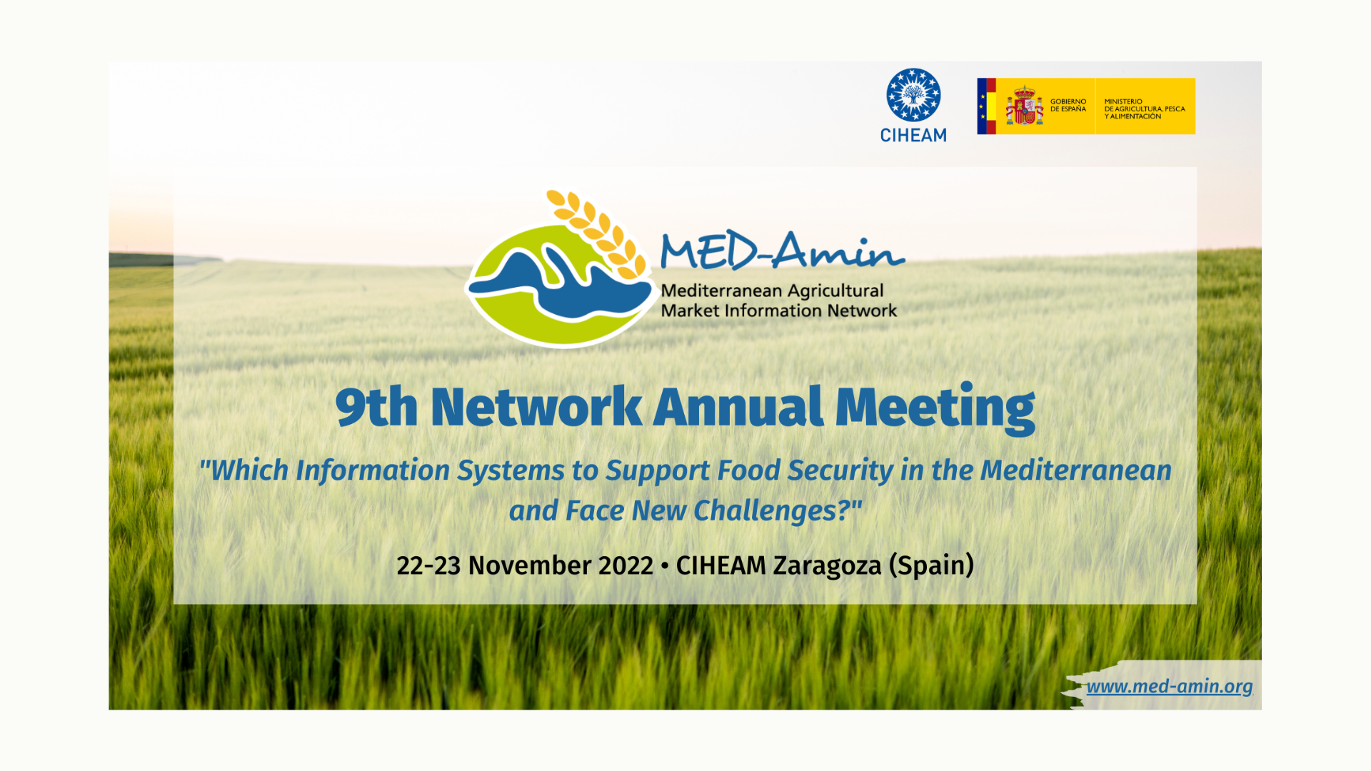 9th MED-AMIN Annual Network