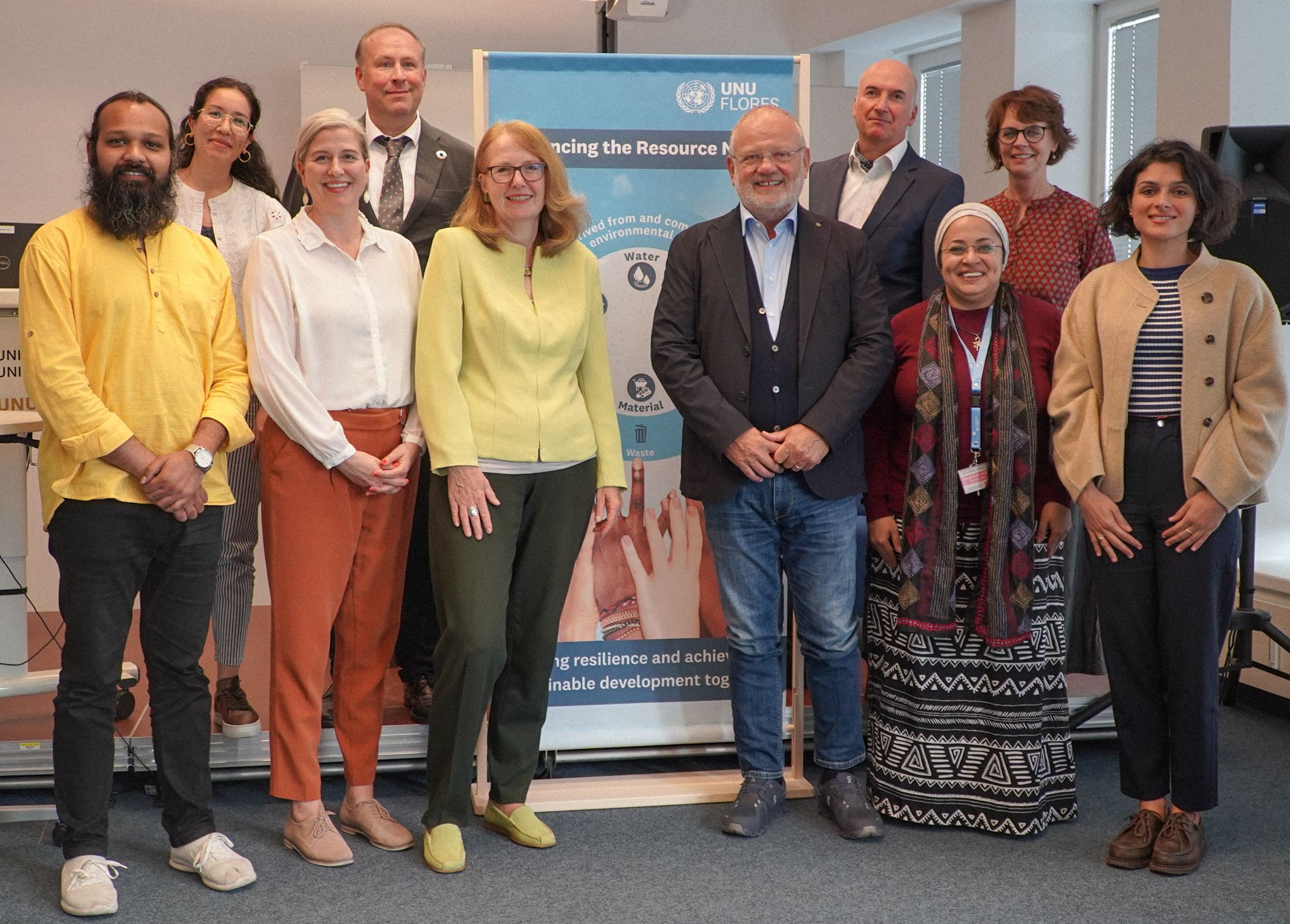 The CIHEAM visits UNU-FLORES