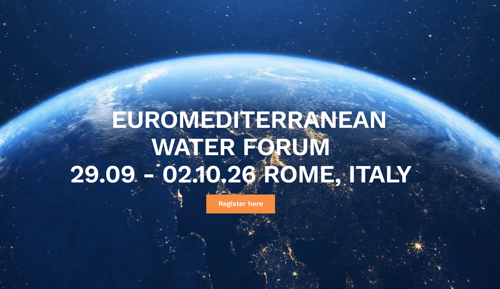 ONE WATER/ EURO-MED WATER FORUM